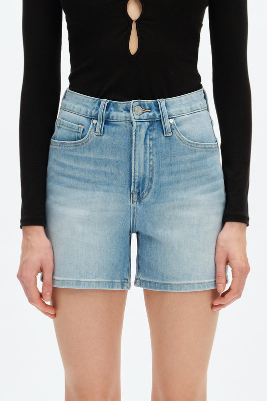 Bayeas - Elowen High Rise Denim Short