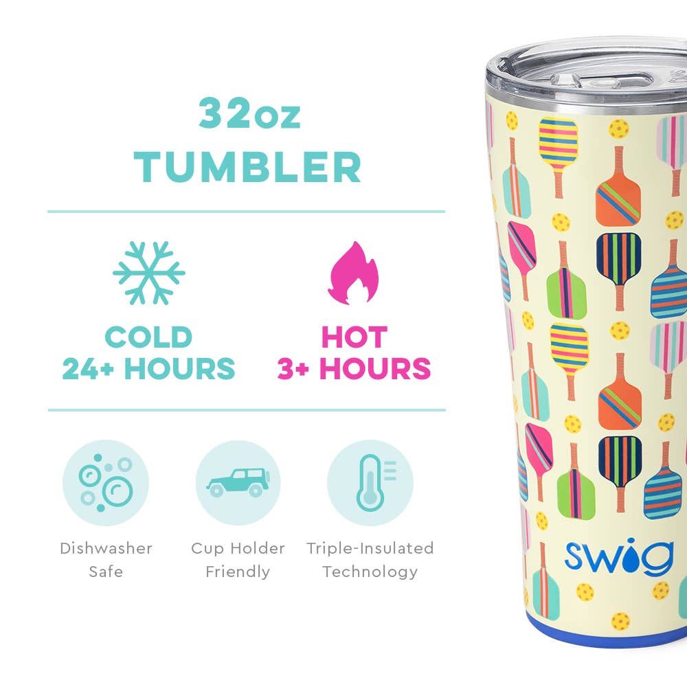 Swig Pickle Ball Tumbler (32oz)