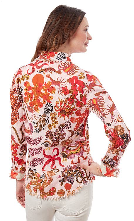 Dizzy-Lizzie - Cape Cod Tunic Sea Creatures Print