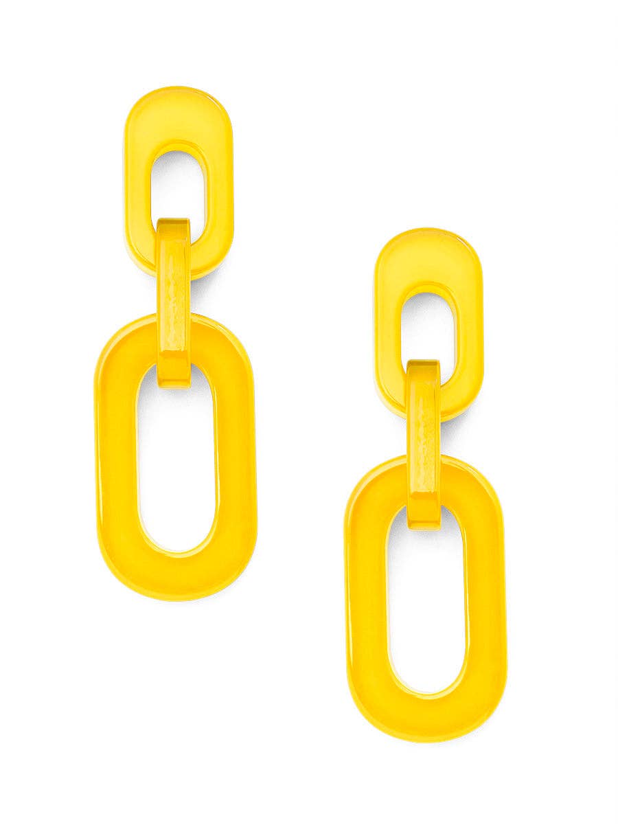 ZENZII Jewelry - Resin Cable Chain Drop Earring