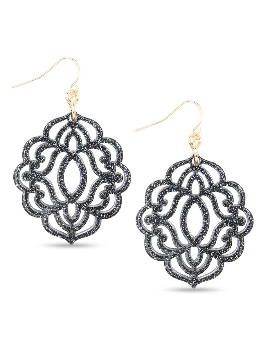 ZENZII Jewelry - Baroque Resin Drop Earring