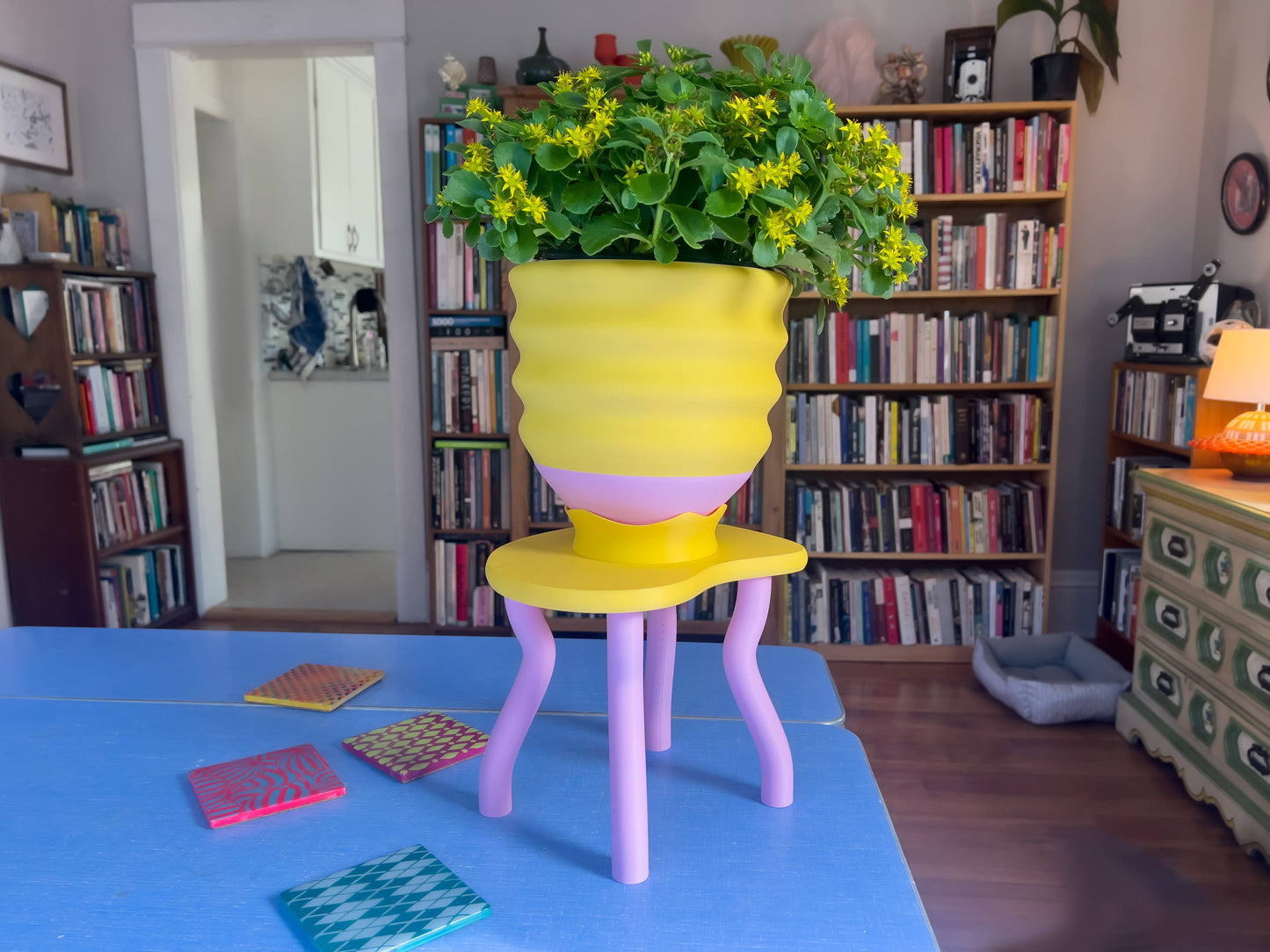 Strawberry Lemonade Indoor Plant Stand - Fun & Whimsical
