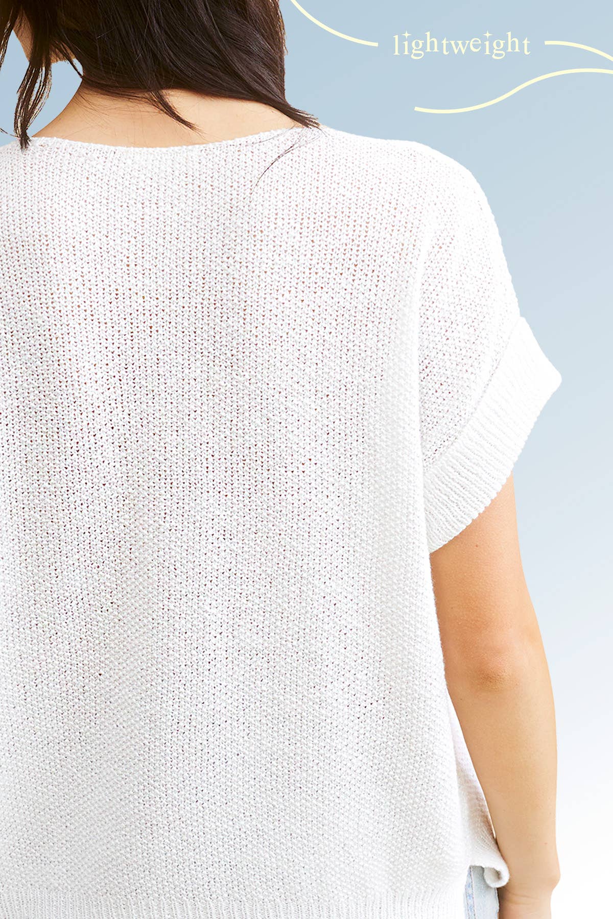 La Miel - Soft Lightweight Loose Fit Textured Pullover Sweater