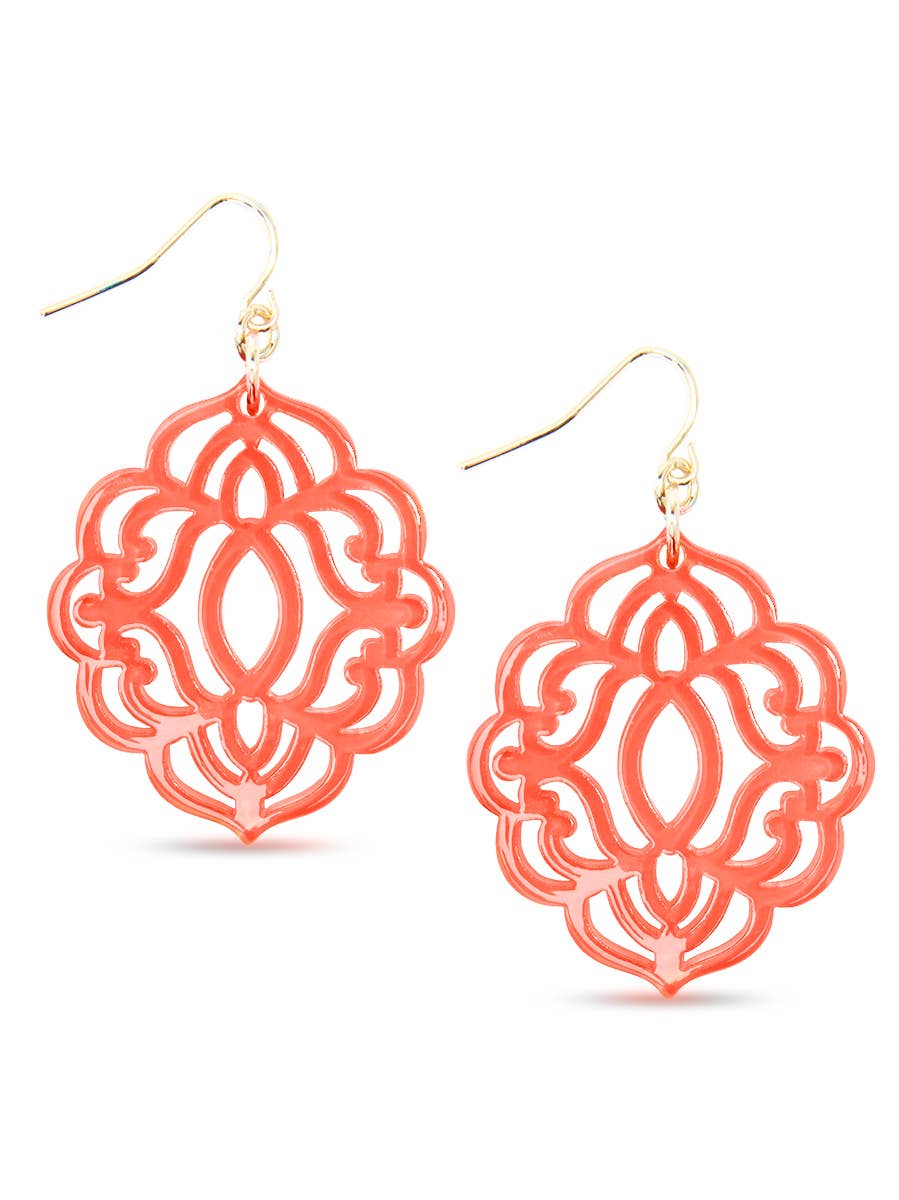 ZENZII Jewelry - Baroque Resin Drop Earring