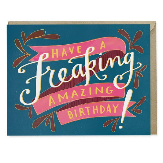 Hachette Book Group - Freaking Amazing Birthday Card