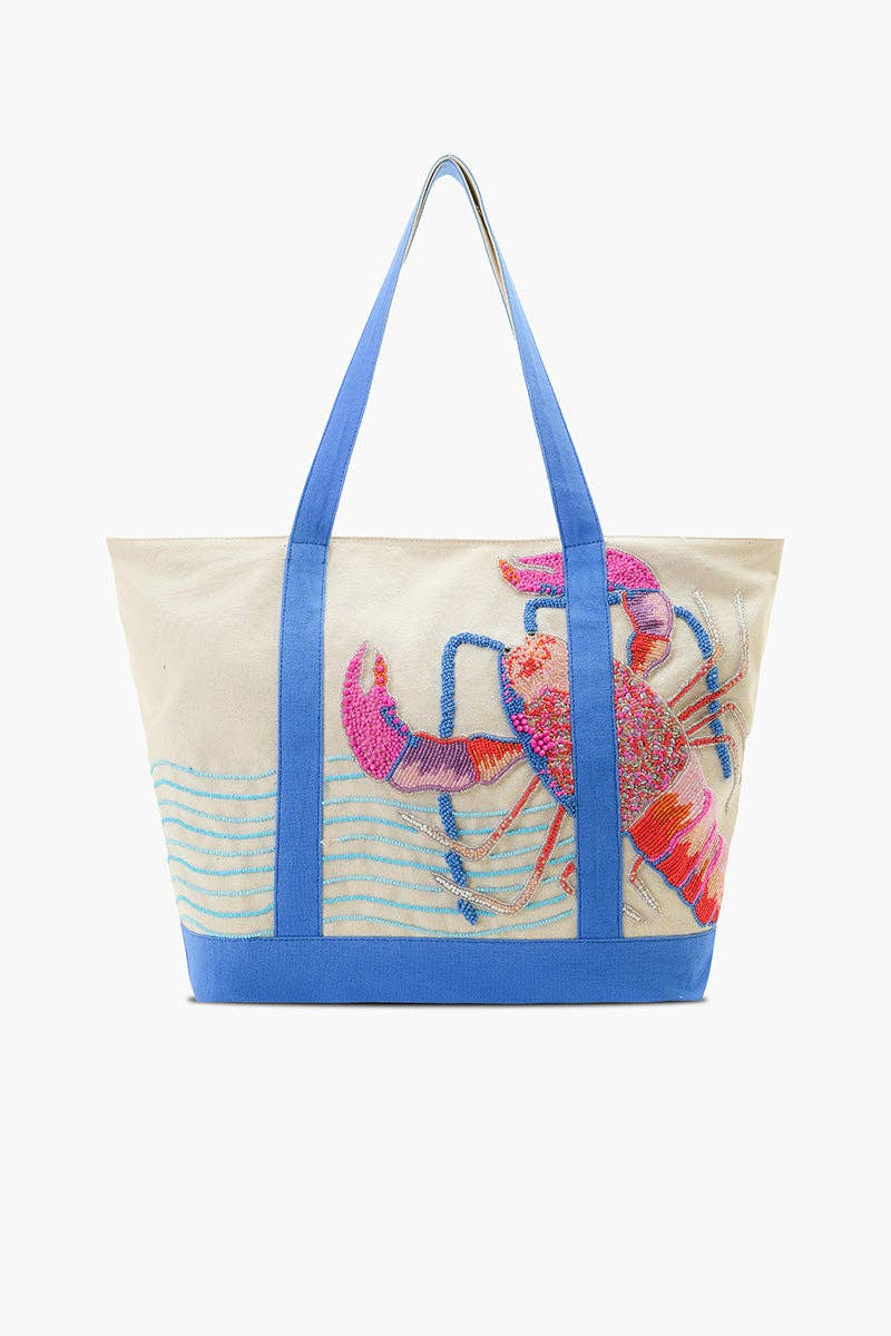 America & Beyond - Rock Lobster Coastal Artisanb Boat Tote