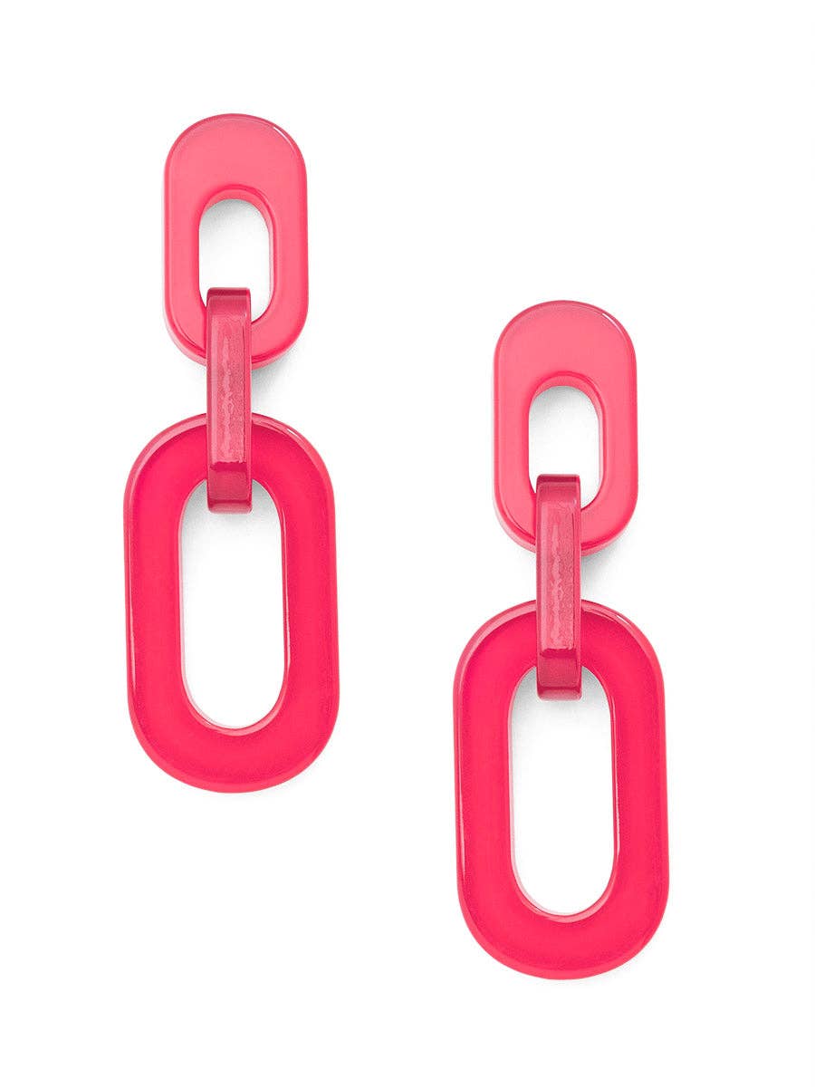 ZENZII Jewelry - Resin Cable Chain Drop Earring
