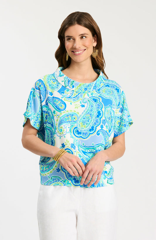 Tyler Boe - Mary Paisley Topper - Multi Color
