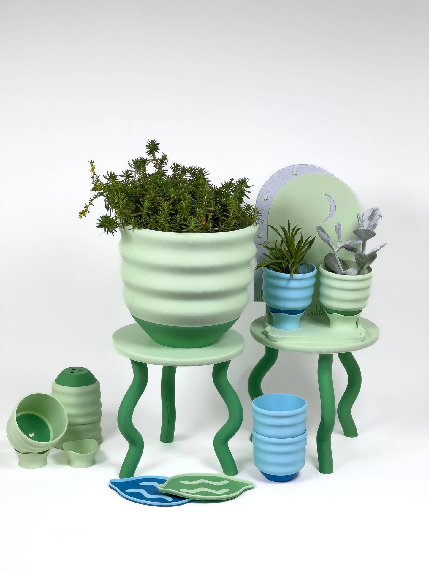 Wavy Plant Stand (3 colorways)