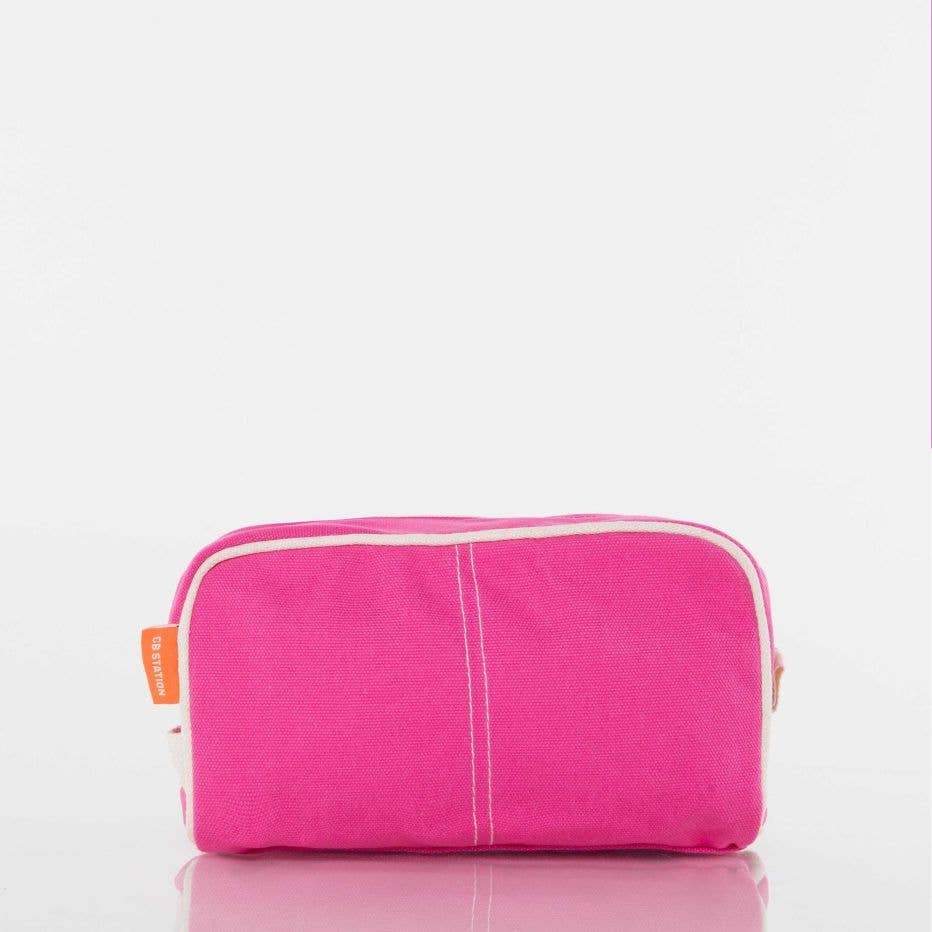 CB STATION - Canvas Dopp Kit Toiletry Bag for Women