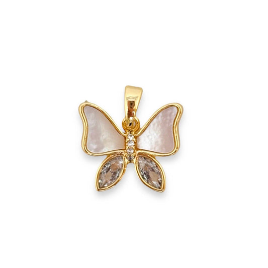Shiver + Duke - Shell Butterfly Charm