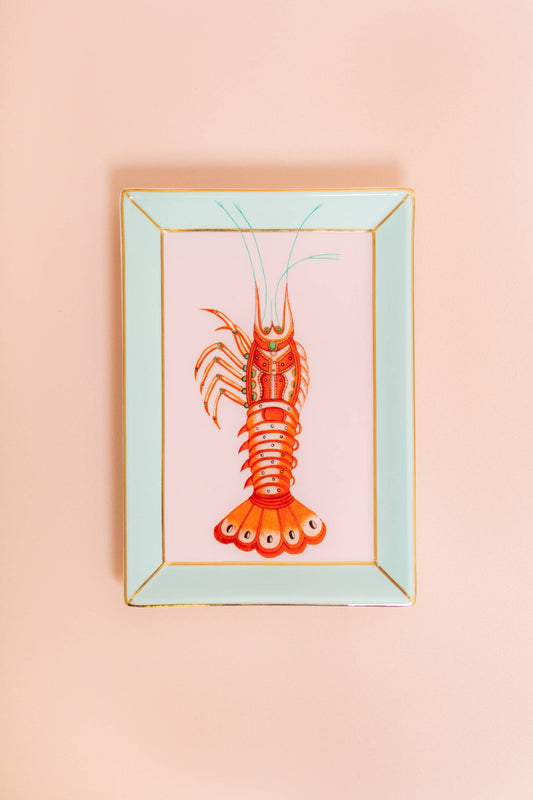 Yvonne Ellen - Yvonne Ellen Lobster Rectangular Trinket Dish