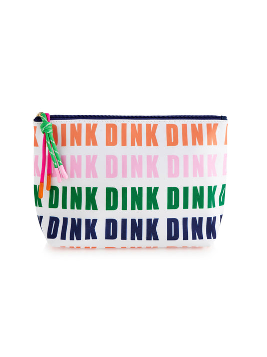 Shiraleah - "DINK DINK DINK" LARGE ZIP POUCH