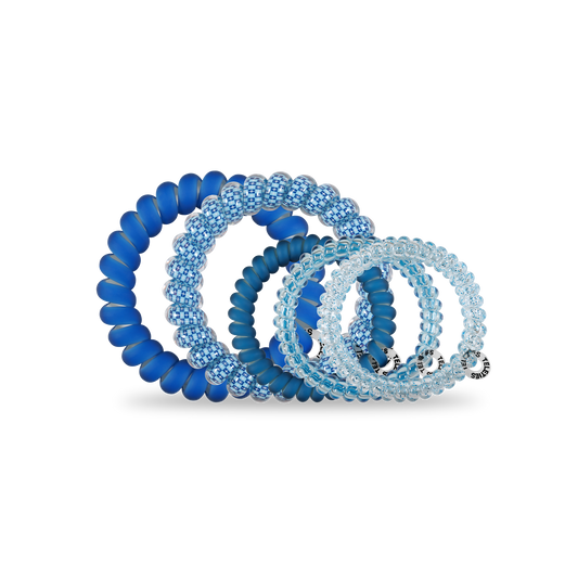 TELETIES - Spiral Hair Coils | Mix Pack | Mazel! Hair Ties