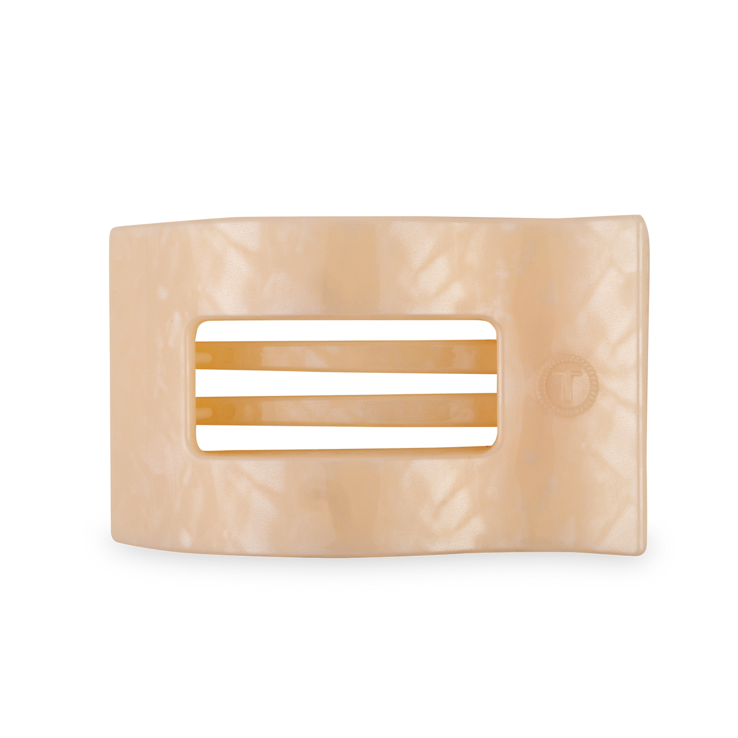 TELETIES - Flat Rectangle Hair Clip | Large | Soft Surf