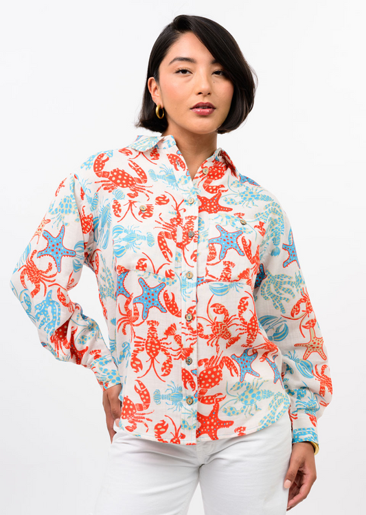 Ivy Jane Gauze Camp Shirt