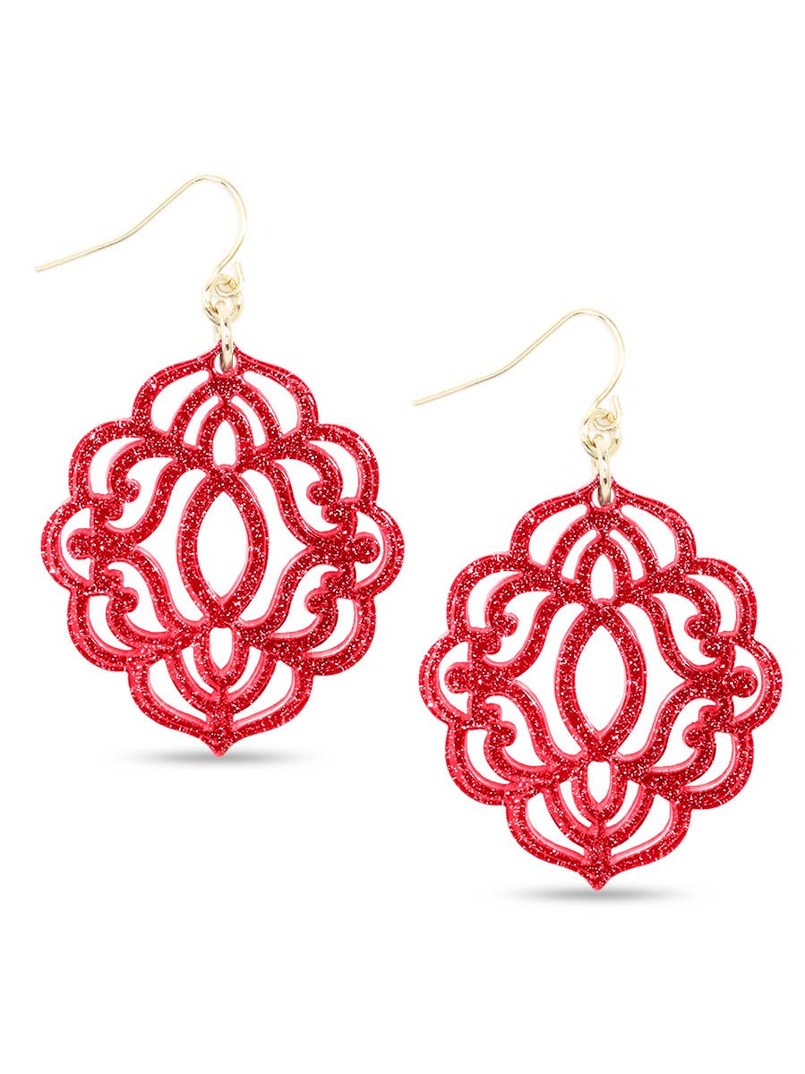 ZENZII Jewelry - Baroque Resin Drop Earring