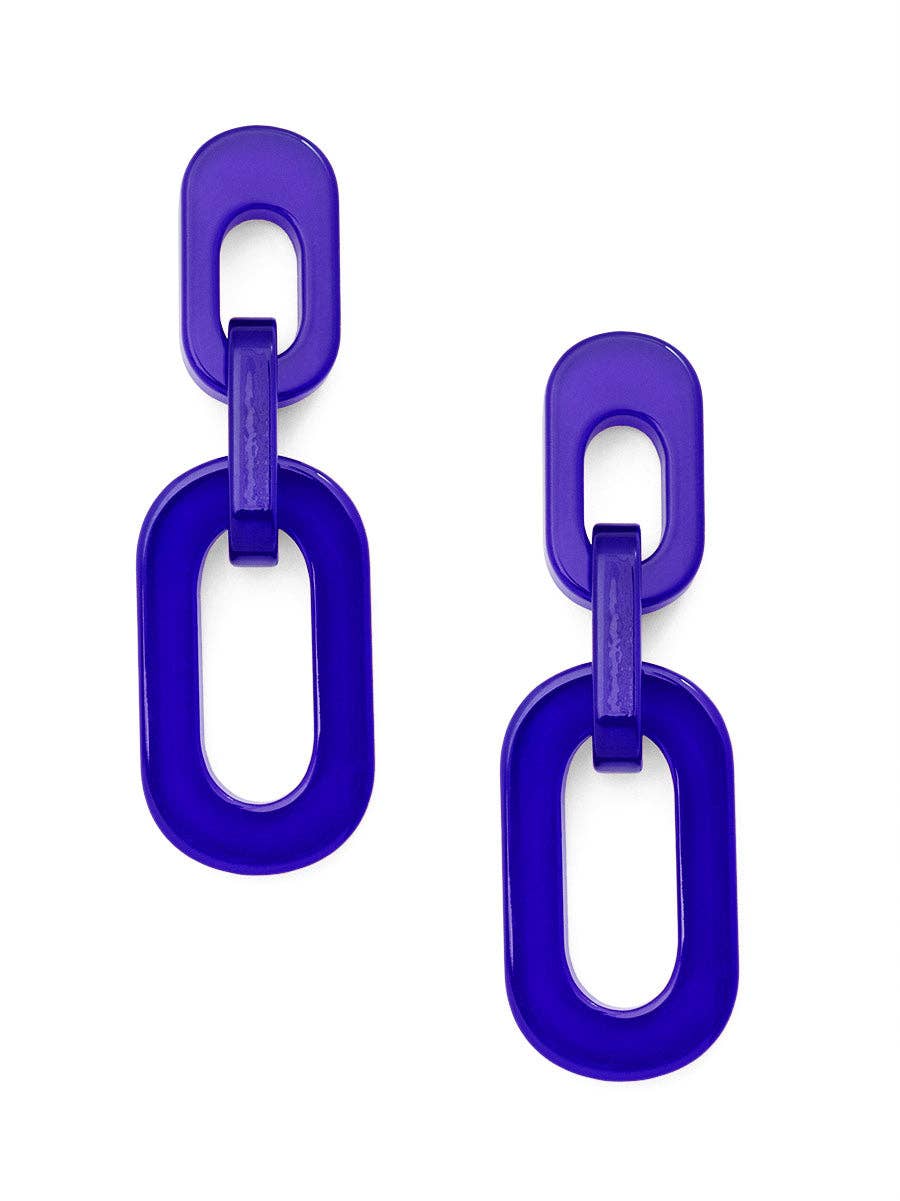 ZENZII Jewelry - Resin Cable Chain Drop Earring