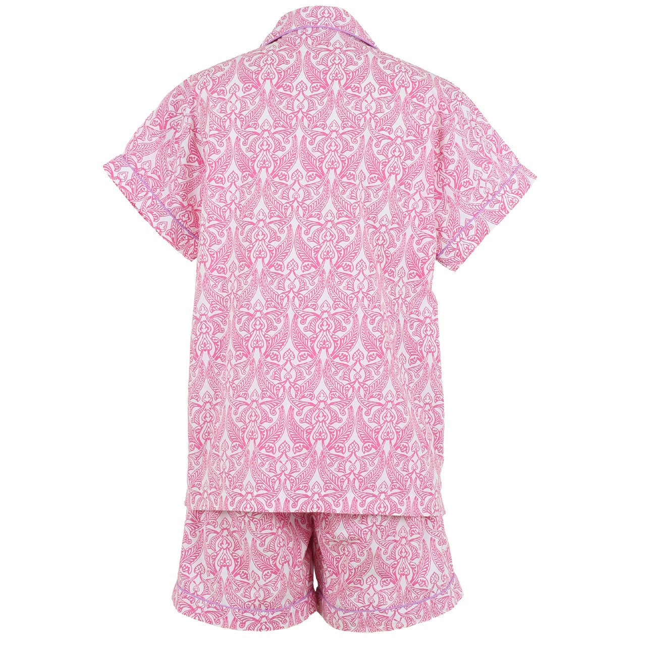 Needham Lane - Clare Pink Short Sleeve Shorty Pajamas