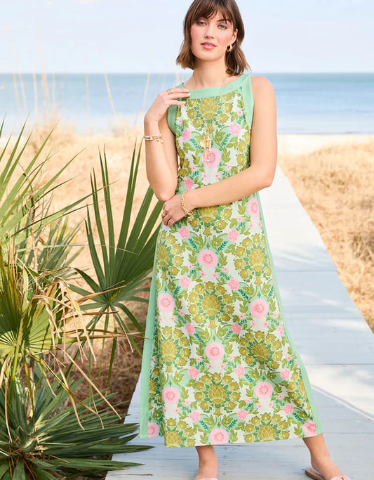 Spartina - Madolyn Midi Dress Seawall Damask
