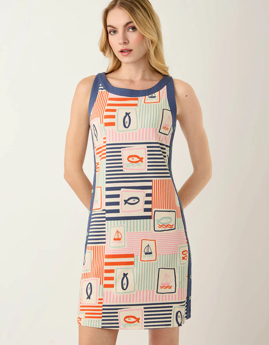 Spartina - Madolyn Snap Dress Admiral