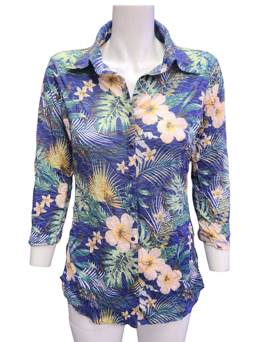 David Cline - 3/4 Sleeve Shirt - Pool