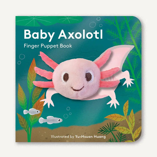 Chronicle Book - Baby Axolotl - Finger Puppet Book