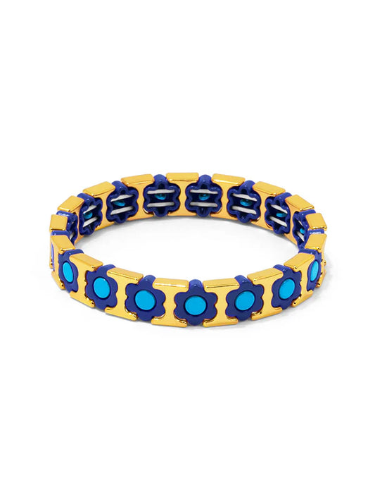 Zenzii - Flower Enamel Stretch Bracelet