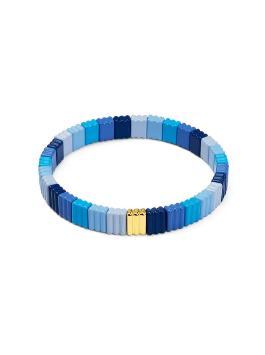Zenzii - Enamel Tile Stretch Bracelet