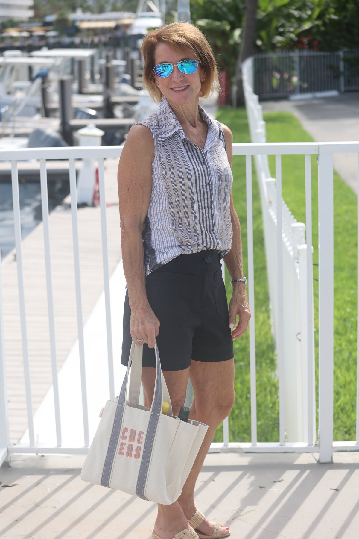 David Cline - Snap Front Sleeveless Shirt - Gravel