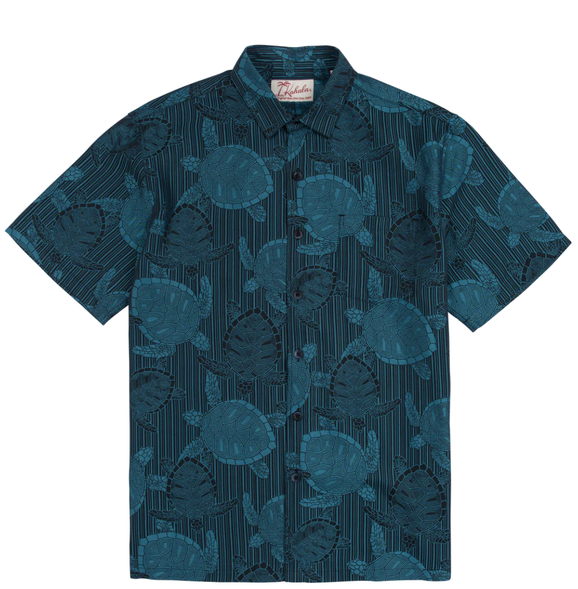 Malama Na Honu Short Sleeve Shirt in Black