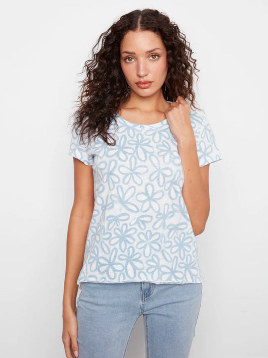 Charlie B - Printed Orga Brielle Knit Top