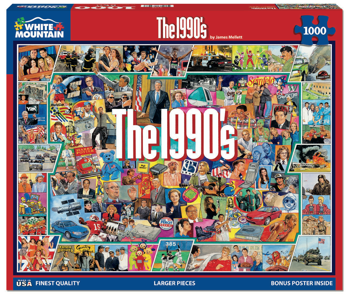 White Mountain- The Nineties 1000pc Puzzle