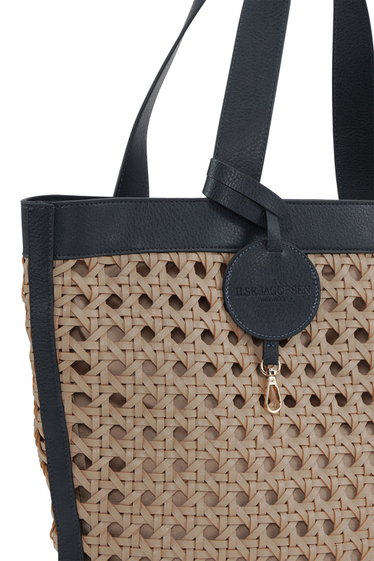 Ilse Jacobsen - Braided Shopper - Mocca with Black