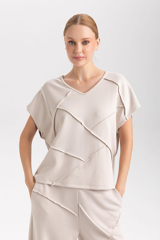 Isle Apparel - Ada Top - Oyster