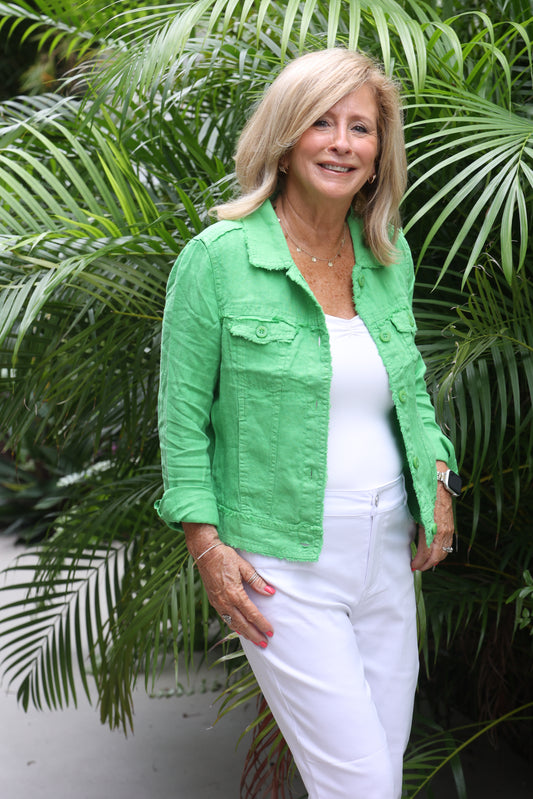 Lulu B - Travel Jacket - Apple Green