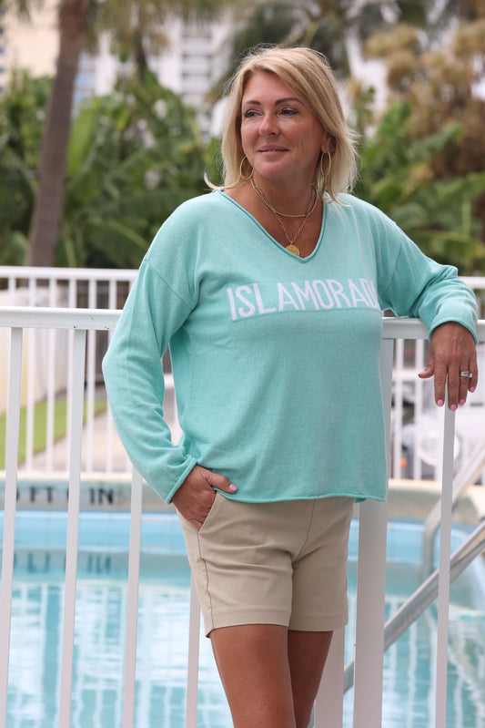 ISLAMORADA V NECK SWEATER