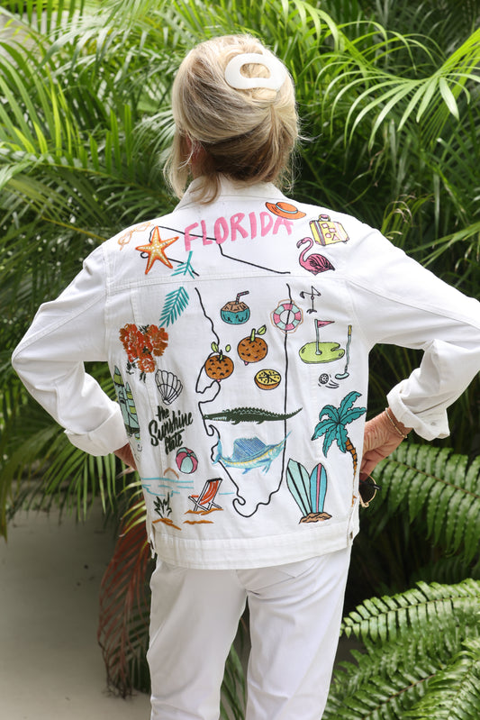 AVANI DEL AMOUR - FLORIDA JACKET - WHITE