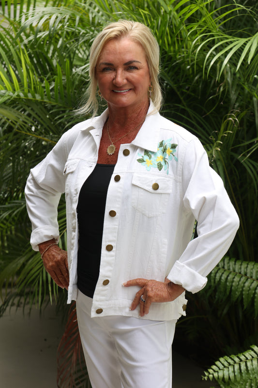 AVANI DEL AMOUR - FLORIDA JACKET - WHITE