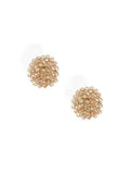 Zenzii- Woven Crystal Ball Stud Earring