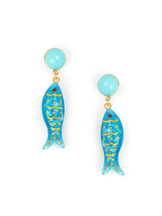 Zenzii- Fish Earring