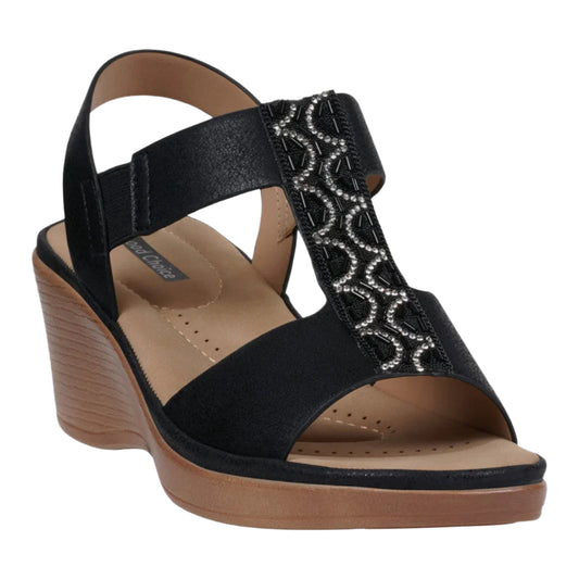 Good Choice - Elissa - Black Sandal