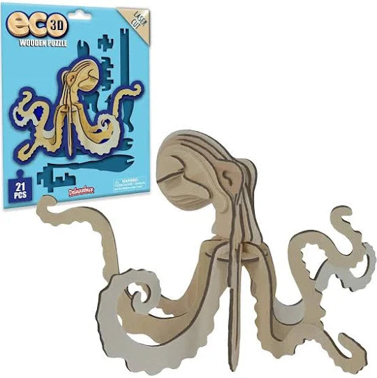 Deluxebase Eco 3d Wooden Puzzles