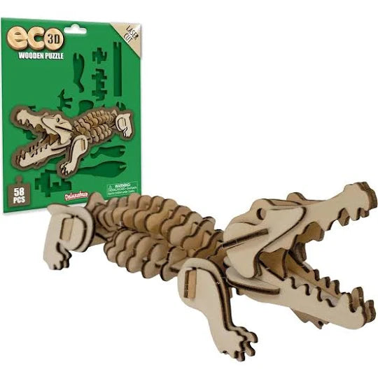 Deluxebase Eco 3d Wooden Puzzles