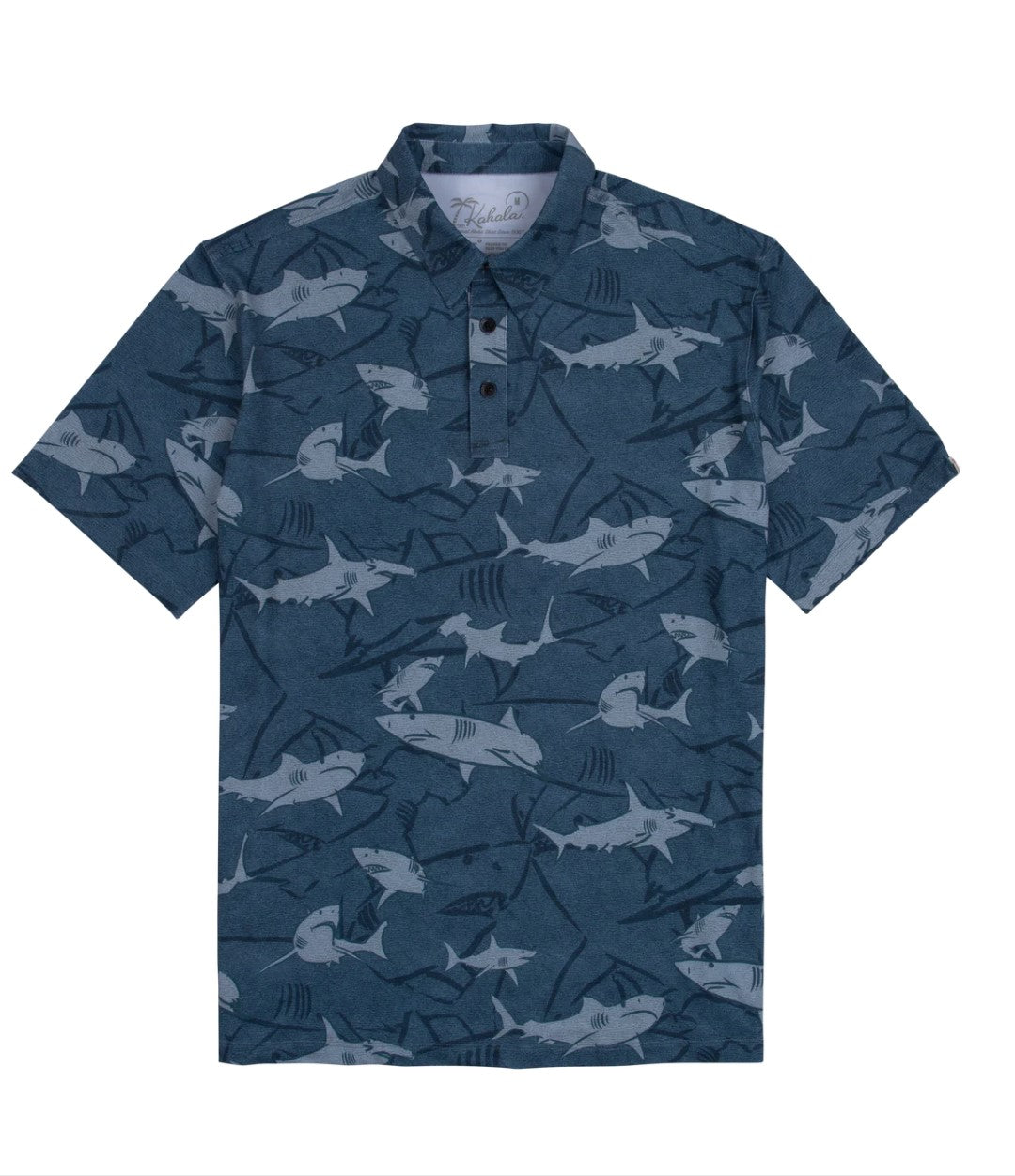 Shiver Knit Performance Polo - Grey Shark