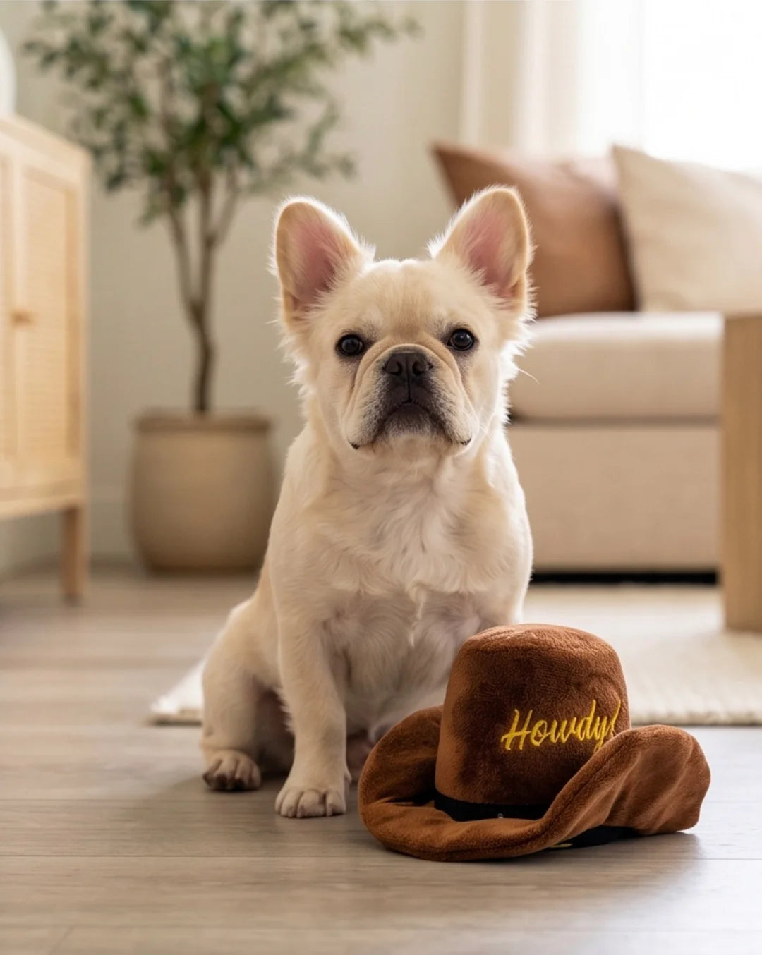 Haute Diggity Dog- Brown Cowboy Hat