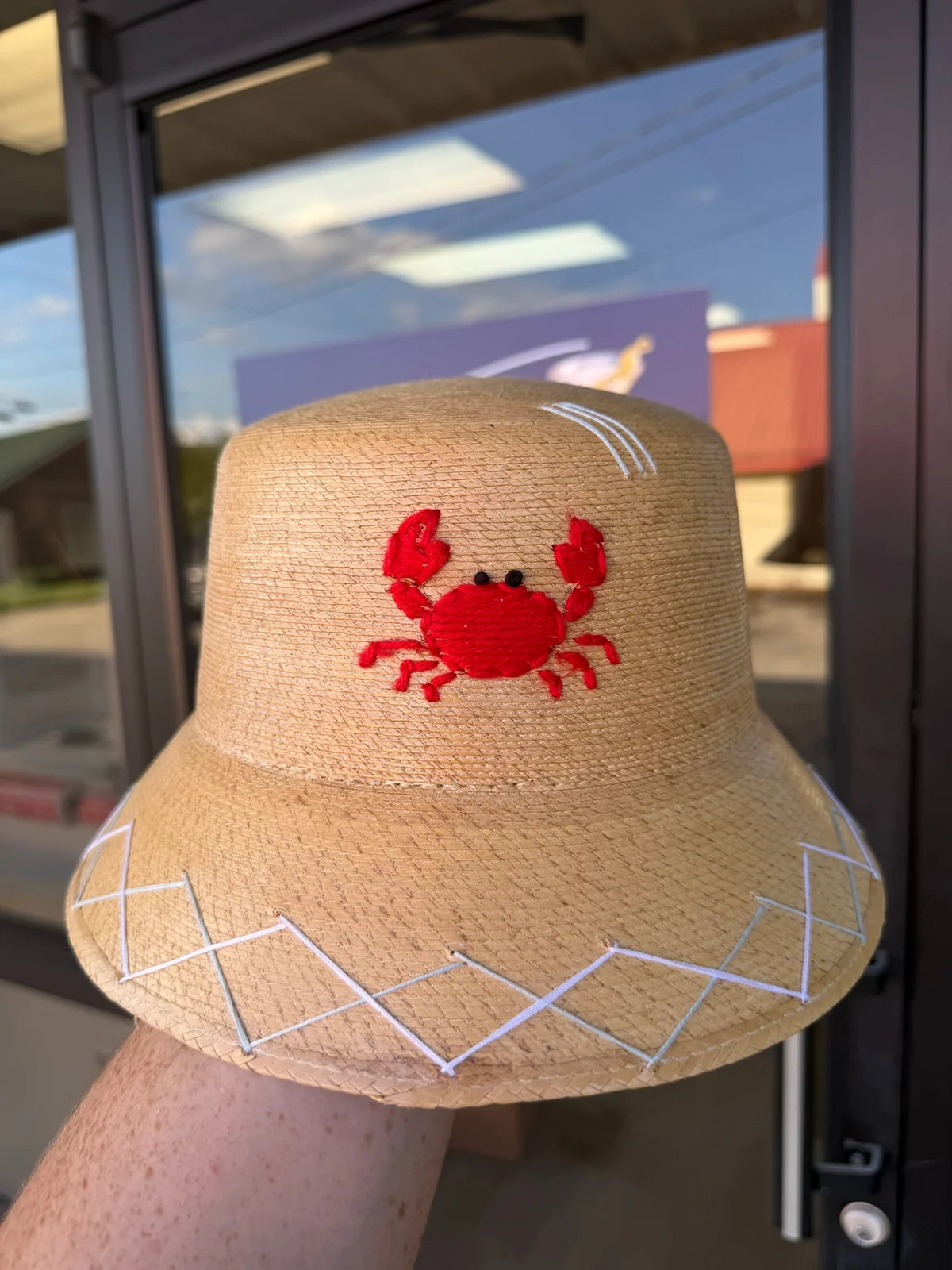 Tipsy Threads - Bucket Hat - Crab