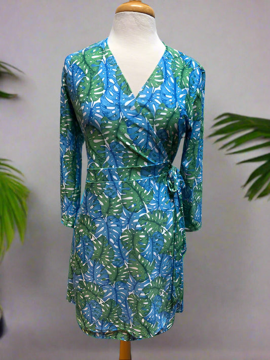 Patti Biggs - Char Wrap Dress - Jungle Road