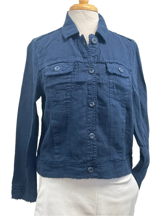 Lulu B - Linen Travel Jacket - Navy