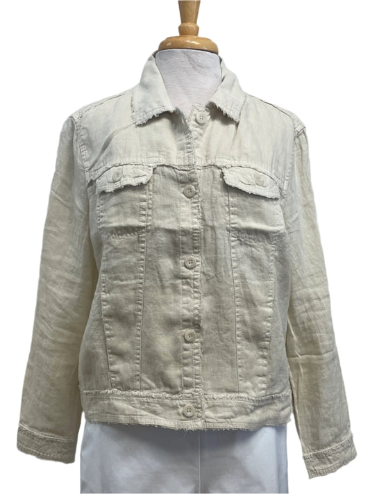 Lulu B - Linen Travel Jacket - Stone